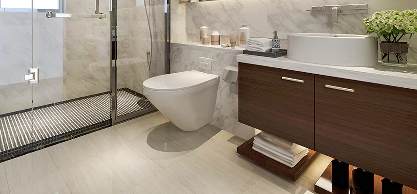 Burst Pipe Bathroom Cleanup in Kenton